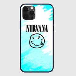 Чехол для iPhone 12 Pro Max Nirvana rock music color, цвет: 3D-черный