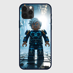 Чехол для iPhone 12 Pro Max Роблокс электрический, цвет: 3D-черный