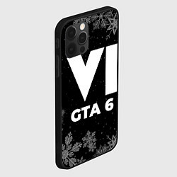 Чехол для iPhone 12 Pro Max Снежный GTA 6, цвет: 3D-черный — фото 2
