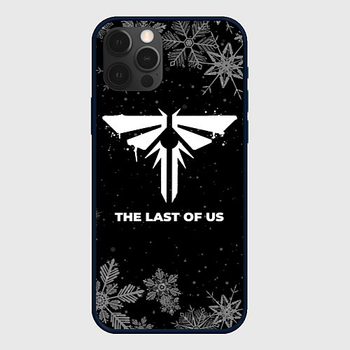 Чехол iPhone 12 Pro Max Снежный The Last Of Us / 3D-Черный – фото 1