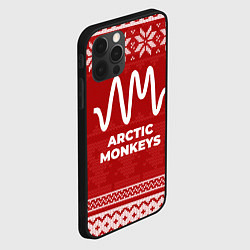 Чехол для iPhone 12 Pro Max Новогодний Arctic Monkeys, цвет: 3D-черный — фото 2