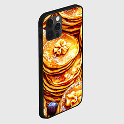 Чехол для iPhone 12 Pro Max Блинчики, цвет: 3D-черный — фото 2