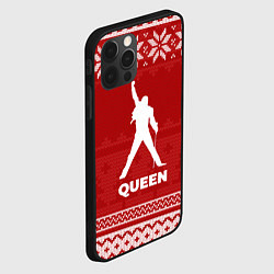 Чехол для iPhone 12 Pro Max Новогодний Queen, цвет: 3D-черный — фото 2