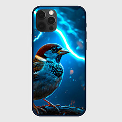 Чехол iPhone 12 Pro Max Воробей в грозу