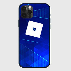 Чехол iPhone 12 Pro Max Roblox blue poly