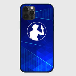 Чехол iPhone 12 Pro Max Cowboy Bebop blue poly