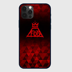 Чехол iPhone 12 Pro Max Fall Out Boy red poly