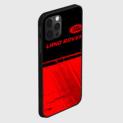 Чехол для iPhone 12 Pro Max Land Rover - red gradient посередине, цвет: 3D-черный — фото 2