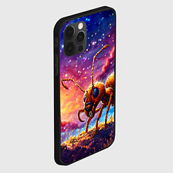 Чехол для iPhone 12 Pro Max Муравей в космосе, цвет: 3D-черный — фото 2