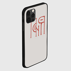 Чехол для iPhone 12 Pro Max Вязью Татьяна - красная надпись, цвет: 3D-черный — фото 2