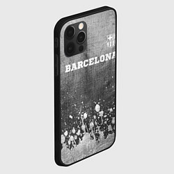 Чехол для iPhone 12 Pro Max Barcelona - grey gradient посередине, цвет: 3D-черный — фото 2