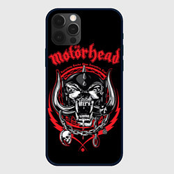 Чехол для iPhone 12 Pro Max Motorhead skull, цвет: 3D-черный