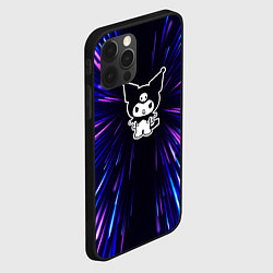 Чехол для iPhone 12 Pro Max Kuromi neon energy, цвет: 3D-черный — фото 2