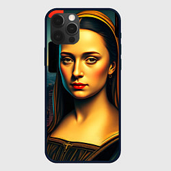Чехол iPhone 12 Pro Max Современная мона лиза