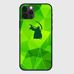 Чехол iPhone 12 Pro Max Children of Bodom green poly
