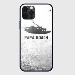 Чехол для iPhone 12 Pro Max Papa Roach - white gradient, цвет: 3D-черный