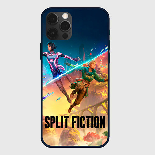 Чехол iPhone 12 Pro Max Главные герои Split fiction / 3D-Черный – фото 1