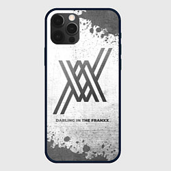 Чехол для iPhone 12 Pro Max Darling in the FranXX - white gradient, цвет: 3D-черный