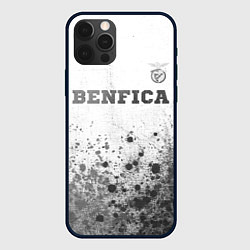 Чехол для iPhone 12 Pro Max Benfica - white gradient посередине, цвет: 3D-черный