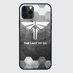 Чехол для iPhone 12 Pro Max The Last Of Us - grey gradient, цвет: 3D-черный