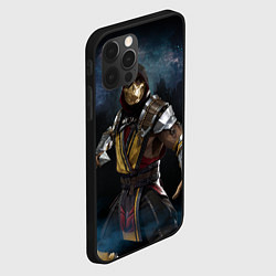 Чехол для iPhone 12 Pro Max Mortal Kombat - Скорпион, цвет: 3D-черный — фото 2