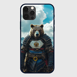 Чехол для iPhone 12 Pro Max Воин русский медведь, цвет: 3D-черный