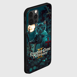 Чехол для iPhone 12 Pro Max Kingdom Come Deliverance 2 котенок рыцарь, цвет: 3D-черный — фото 2