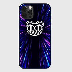 Чехол iPhone 12 Pro Max Radiohead neon energy