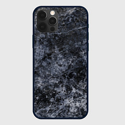 Чехол для iPhone 12 Pro Max Абстракция - stone style, цвет: 3D-черный