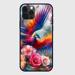 Чехол iPhone 12 Pro Max Тропическая птица