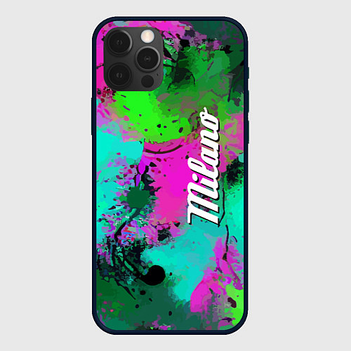 Чехол iPhone 12 Pro Max Color impression - abstraction / 3D-Черный – фото 1