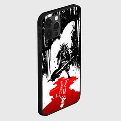 Чехол для iPhone 12 Pro Max Assassins creed shadows - два ассасина, цвет: 3D-черный — фото 2
