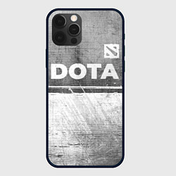 Чехол iPhone 12 Pro Max Dota - grey gradient посередине