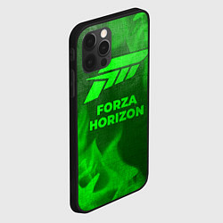 Чехол для iPhone 12 Pro Max Forza Horizon - green gradient, цвет: 3D-черный — фото 2