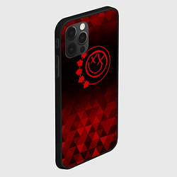 Чехол для iPhone 12 Pro Max Blink 182 red poly, цвет: 3D-черный — фото 2