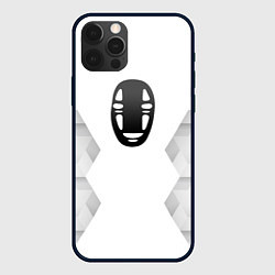 Чехол для iPhone 12 Pro Max Spirited Away white poly, цвет: 3D-черный