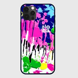 Чехол для iPhone 12 Pro Max Colorful abstraction - aloha, цвет: 3D-черный