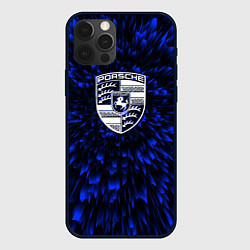 Чехол для iPhone 12 Pro Max Porsche blue energy, цвет: 3D-черный