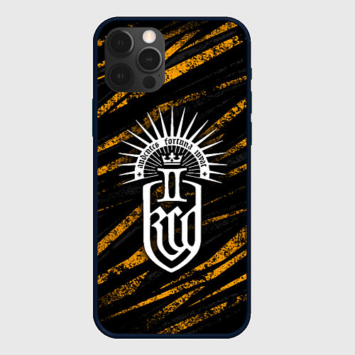 Чехол iPhone 12 Pro Max Kingdom come 2 - orange / 3D-Черный – фото 1
