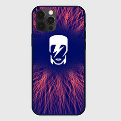 Чехол для iPhone 12 Pro Max David Bowie red energy, цвет: 3D-черный