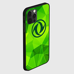 Чехол для iPhone 12 Pro Max Dongfeng green poly, цвет: 3D-черный — фото 2