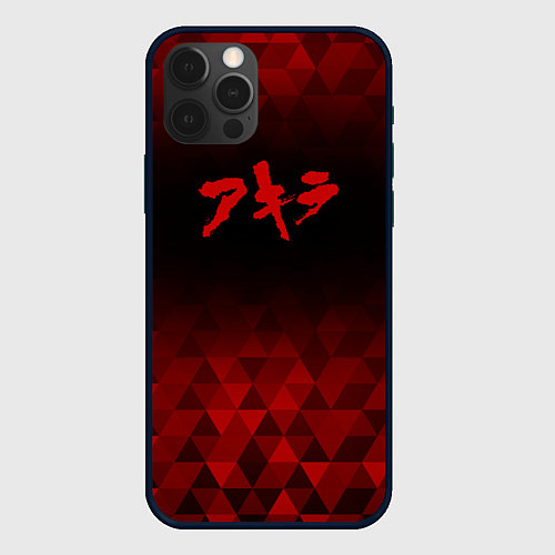 Чехол iPhone 12 Pro Max Akira red poly / 3D-Черный – фото 1