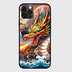 Чехол iPhone 12 Pro Max Dragon tattoo - irezumi