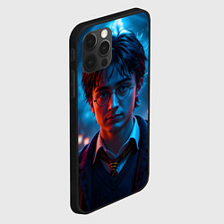 Чехол для iPhone 12 Pro Max Гарри поттер в ночи, цвет: 3D-черный — фото 2