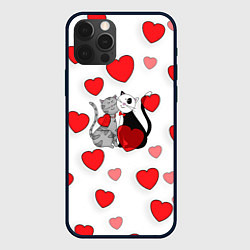 Чехол для iPhone 12 Pro Max Атмосфера любви, цвет: 3D-черный