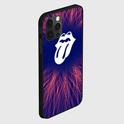 Чехол для iPhone 12 Pro Max Rolling Stones red energy, цвет: 3D-черный — фото 2