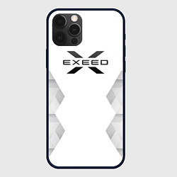 Чехол для iPhone 12 Pro Max Exeed white poly, цвет: 3D-черный