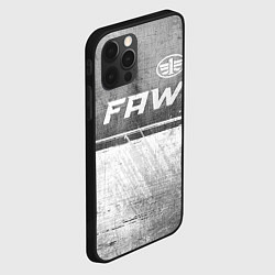 Чехол для iPhone 12 Pro Max FAW - grey gradient посередине, цвет: 3D-черный — фото 2