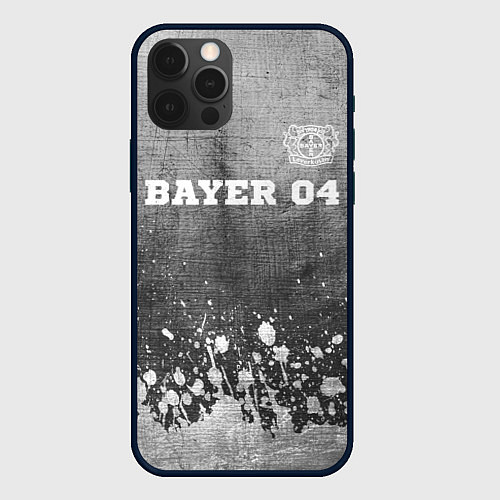 Чехол iPhone 12 Pro Max Bayer 04 - grey gradient посередине / 3D-Черный – фото 1