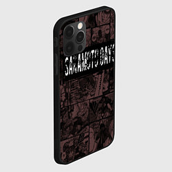 Чехол для iPhone 12 Pro Max Дни сакамото манга с героями, цвет: 3D-черный — фото 2